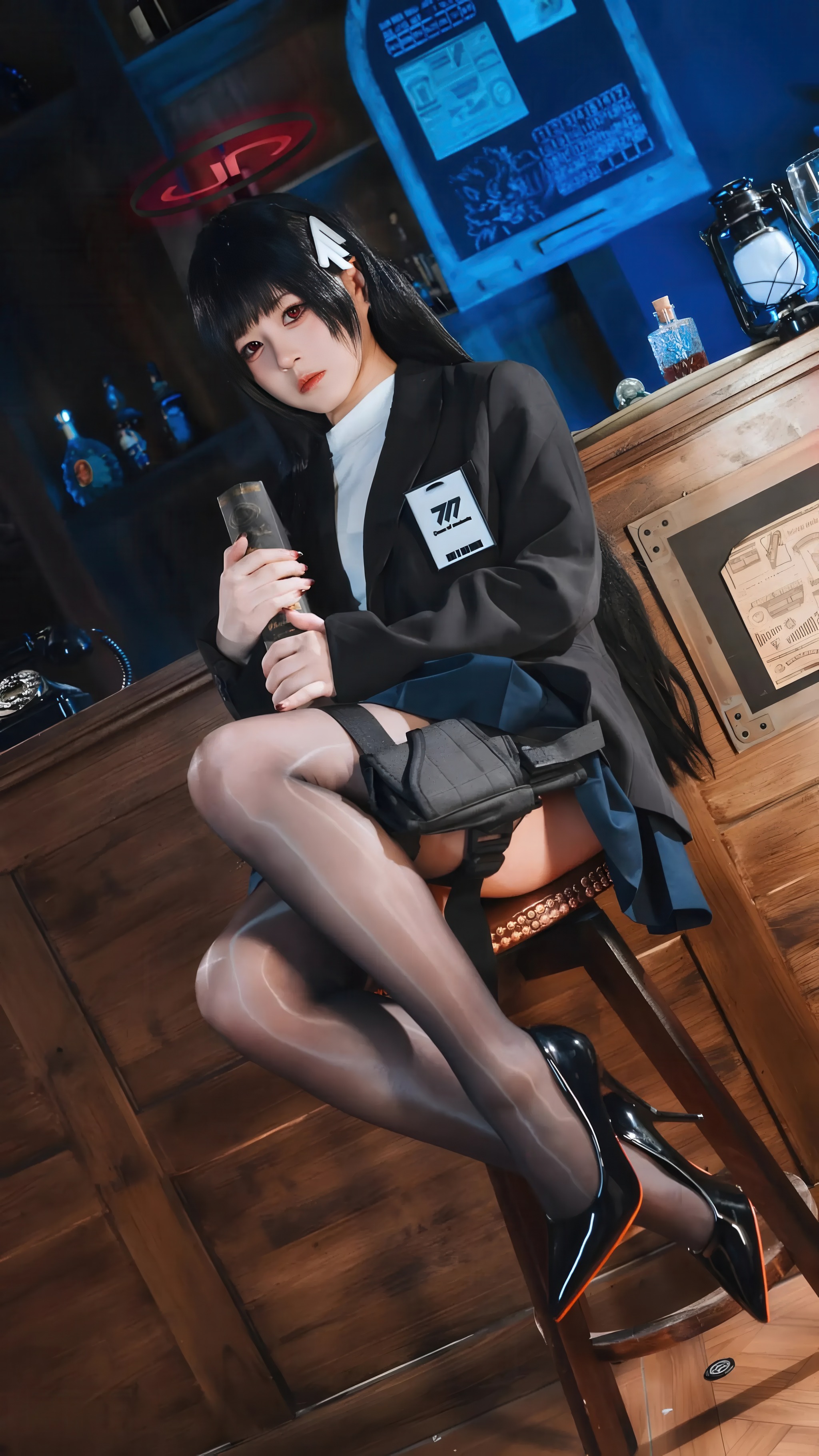 渡久山 - NO.002 蔚蓝档案-调月莉音[60P1V]-XikXak